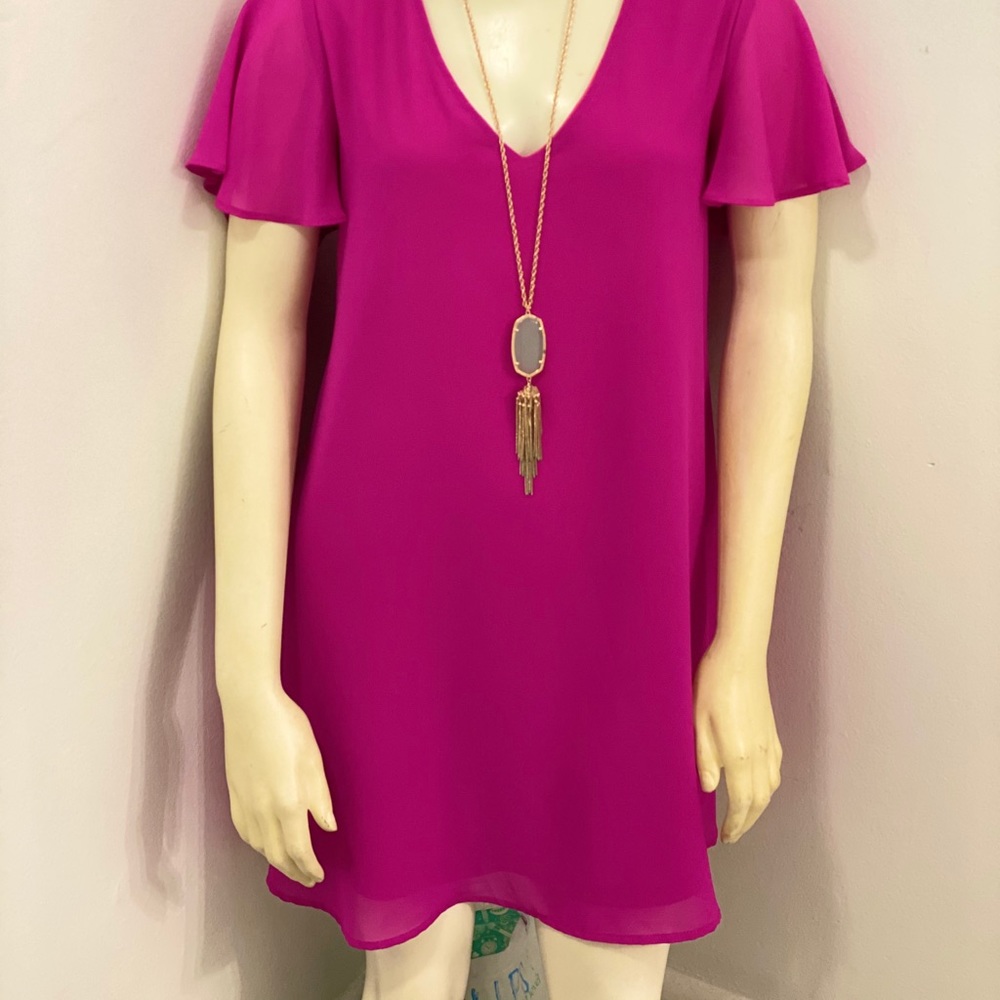 Highland park by material girls fuchsia dress